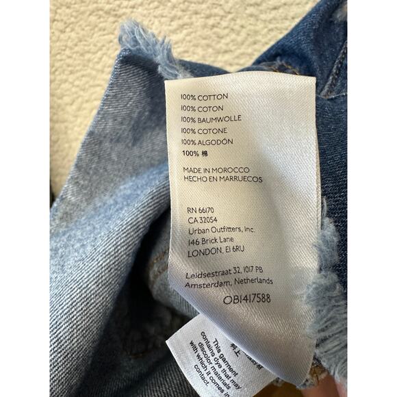 We The Free Womens Denim Shortalls Romper Size XS - Picture 8 of 9